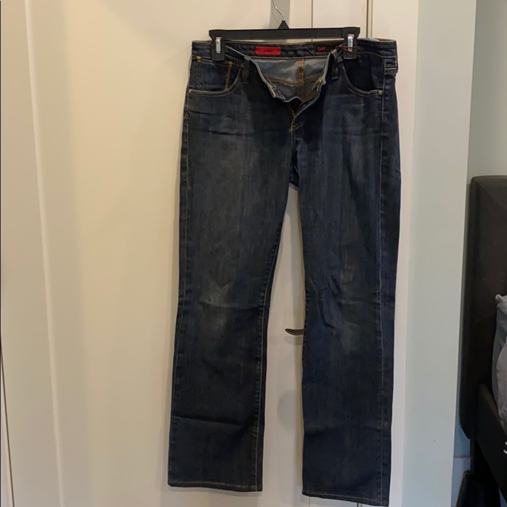 AG Mid rise boot cut jeans